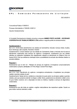 ESC-003-2013 - PEDIDO DE ESCLARECIMENTO - COP