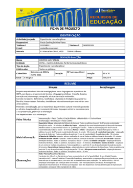 FICHA DE PROJECTO