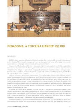 6 - Pedagogia: A terceira margem do rio