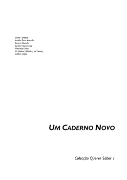 "Um Caderno Novo"  - Instituto Paulo Freire de Portugal
