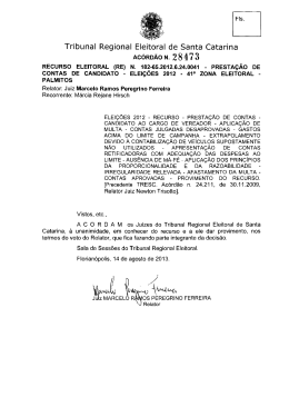 Scanned Document - Tribunal Regional Eleitoral de Santa Catarina