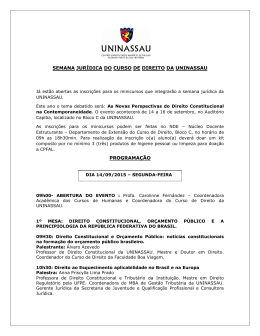 PROGRAMA DIREITO INDIVIDUAL DO TRABALHO II