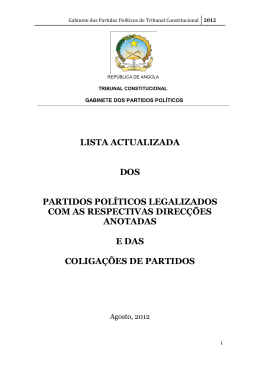 Gabinete dos Partidos Pol&iacute;ticos do Tribunal Constitucional