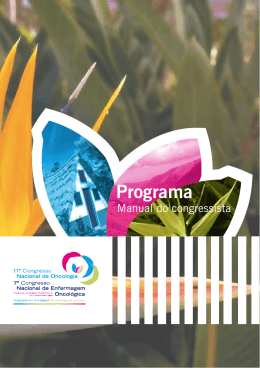 Programa Científico Definitivo - Sociedade Portuguesa Oncologia