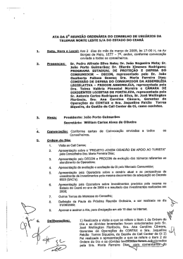 TELEMAR NORTE LEsTE s/A oq ESTADO oo cEAR&Aacute;