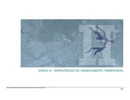 ANEXO II &ndash; ESTRAT&Eacute;GIAS DE ORDENAMENTO TERRITORIAL
