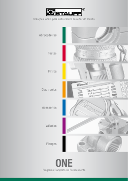 Diagtronics Acess&oacute;rios V&aacute;lvulas Flanges Abra&ccedil;adeiras Testes Filtros