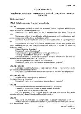 ANEXO 2-E - 2-E-1 - NORMAM-05/DPC Mod 4 LISTA DE