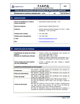 FISPQ 010 - Superfosfato Simples Granulado 21 REV 03