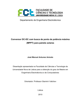 Departamento de Engenharia Electrot&eacute;cnica Conversor DC