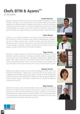 Chefs EFTH & Açores(PT)