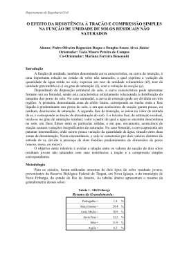 o efeito da resistência à tração e compressão simples na - PUC-Rio