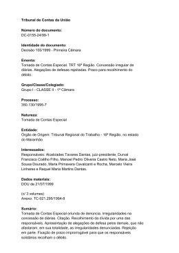 Decis&atilde;o 155/1999 - Primeira C&acirc;mara