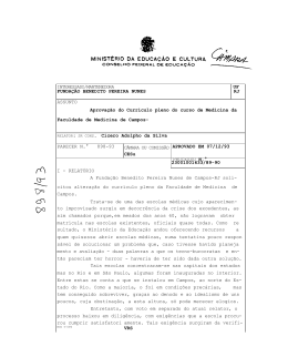 INTERESSADO/MANTENEDORA UF FUNDAÇÃO BENEDITO