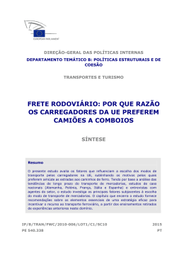 frete rodovi&aacute;rio: por que raz&atilde;o os carregadores da ue