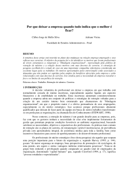 Por que deixar a empresa quando tudo indica que o melhor