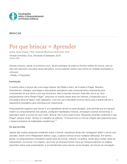 Por que brincar = Aprender