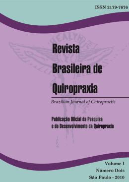 Revista Brasileira de Quiropraxia
