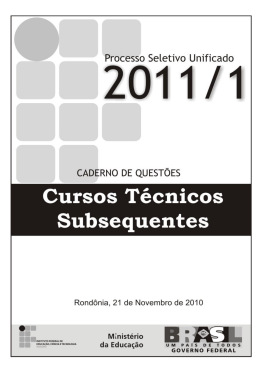 prova curso t&eacute;cnico subsequente