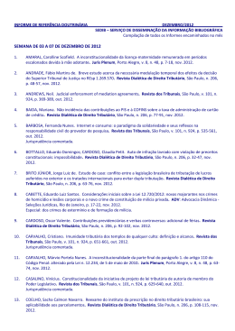 Dezembro - Tribunal de Justi&ccedil;a do Estado do Rio de Janeiro