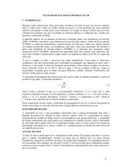 Velocidade do som no ar