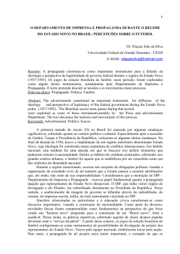 1 O DEPARTAMENTO DE IMPRENSA E PROPAGANDA