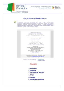 Revista Eletrônica 160ª Edição - 15/10/2013 [0 Kb - PDF]
