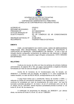(Ac&oacute;rd&atilde;o 076 S&oacute; Ar Comercio de Ar Condicionados Ltda