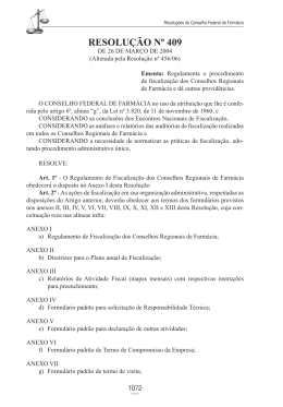 409/04 - Conselho Federal de Farm&aacute;cia