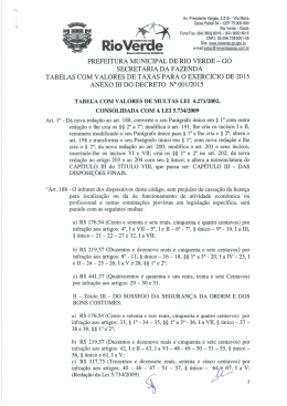 Vila Maria Caixa Postal 34 - CEP 75.905-900 Rio Verde