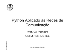 Python Aplicado &agrave;s Comunica&ccedil;&otilde;es