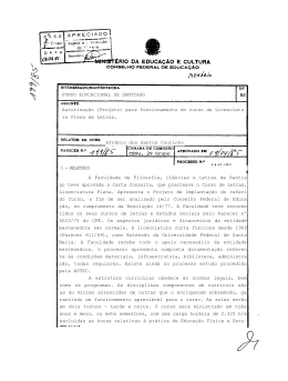 A Faculdade de Filosofia, Ci&ecirc;ncias e Letras de Santia go teve