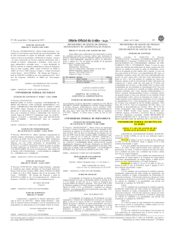 Edital N&ordm; 10/2015