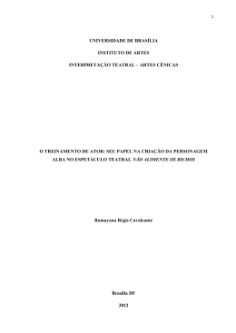universidade de bras&iacute;lia instituto de artes interpreta&ccedil;&atilde;o teatral