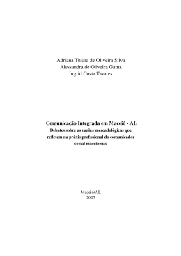 Adriana Thiara de Oliveira Silva Alessandra de Oliveira