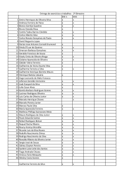 EXE 1 DOC 1 Amiro Henriques de Oliveira Silva x x 2 Andreza
