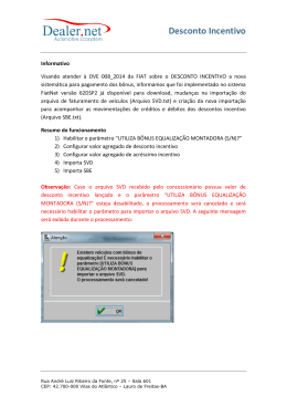 Desconto Incentivo