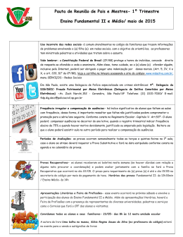Ensino Fundamental II e Ensino M&eacute;dio