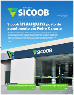 Sicoob inauguraposto de