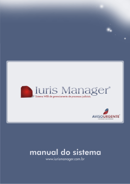 Manual - iuris manager