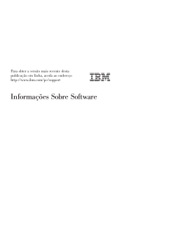 Informa&ccedil;&otilde;es Sobre Software