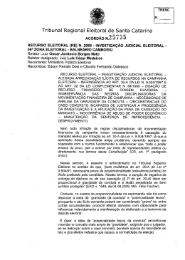 25755 - Tribunal Regional Eleitoral de Santa Catarina