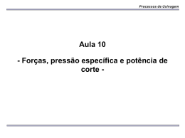 processo de usinagem