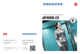 ELEVADOR SEM CASA DE M&Aacute;QUINAS