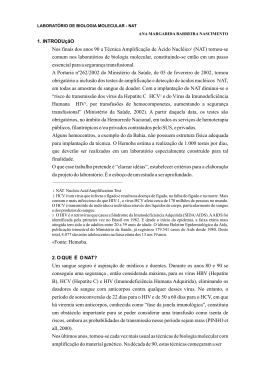 Laborat&oacute;rio de biologia molecular