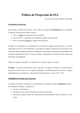 Política de Progressão do FLL