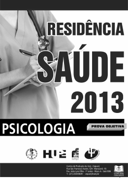 PSICOLOGIA PROVA OBJETIVA