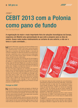 Bit Pro | CeBIT 2013 com a Polónia como pano de fundo