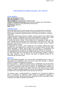 restaurante de comida por quilo / self
