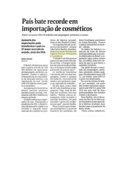 Recorde de Importação